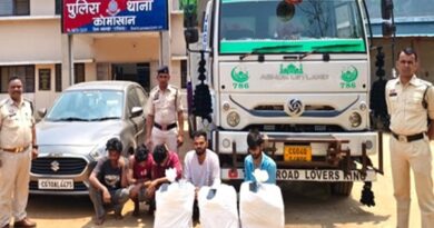 महासमुंद में बड़ी कार्रवाई: 47 किलो गांजा जब्त, 3 तस्कर गिरफ्तार